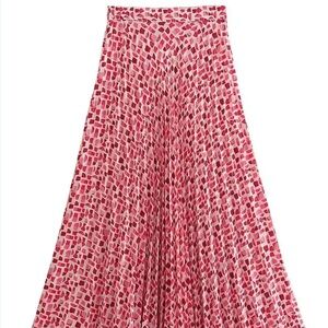Vibrant Mosaic Pattern Skirt